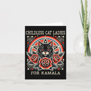 Tarjeta Gato Infantil Damas De Kamala Harris