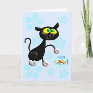 Tarjeta Gato inocente