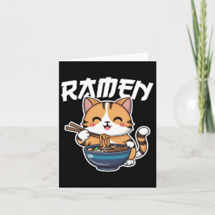 Tarjeta Gato japonés Kawaii Manga Anime