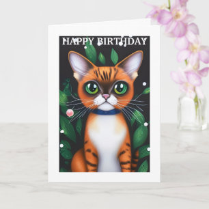 Tarjeta Gato Kitty Agrega tu propio texto