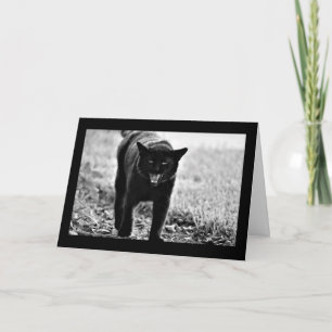 Tarjeta "Gato negro "
