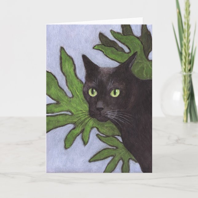 Tarjeta Gato negro (Anverso)