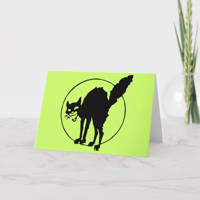 Tarjeta Gato negro (Anverso)