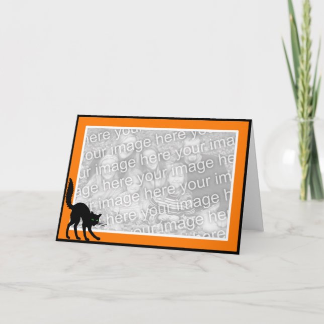 Tarjeta Gato negro (Anverso)