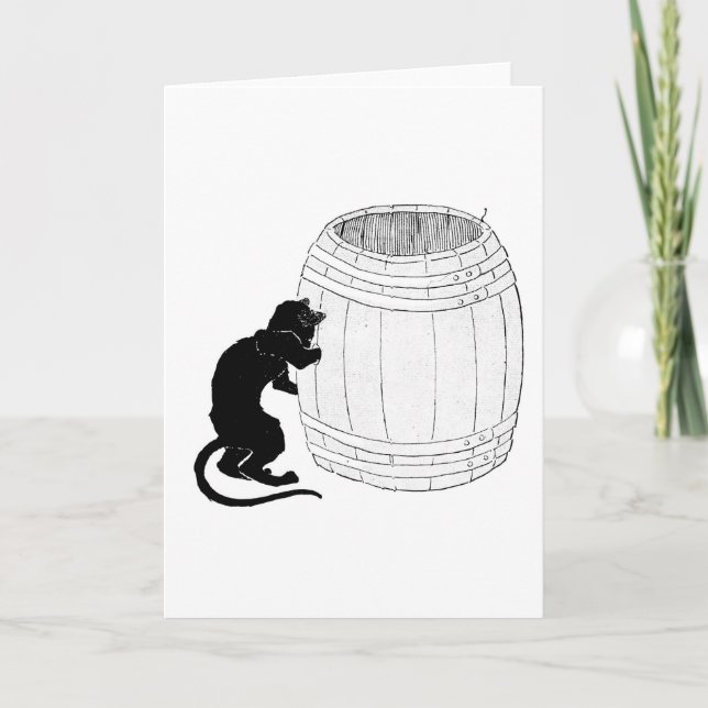 Tarjeta Gato negro, Alexandre Steinlen (Anverso)
