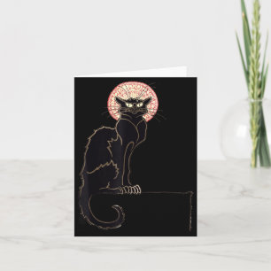 Tarjeta Gato Negro Halloween Regalo Divertido para Amantes