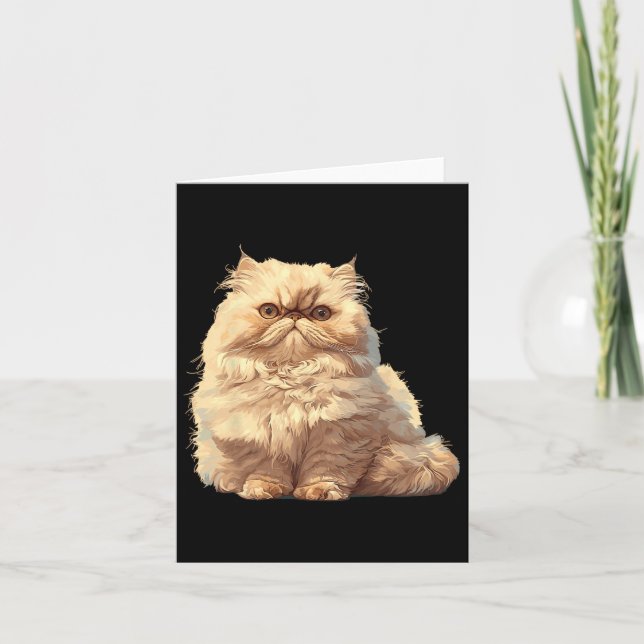 Tarjeta Gato persa de gatos persas (Anverso)