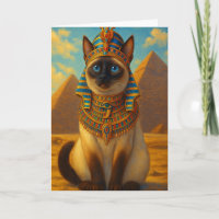 Gato Real Faraón Egipcio en el Desierto
