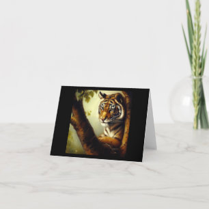 Tarjeta Gato salvaje tigre (9)