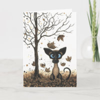 Gato siamés de otoño de BiHrLe