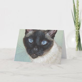 Tarjeta Gato siamés Murphy