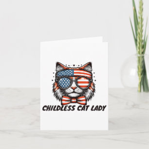 Tarjeta Gato sin hijos Lady Shirt Gato sin hijos