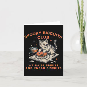 Tarjeta Gato Soky Biscuits Club, Halloween