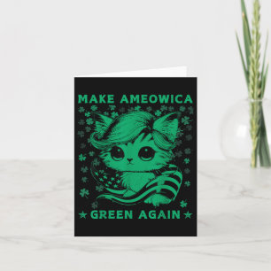 Tarjeta Gato Trump Kitten Vuelve A Hacer Ecológica A Estad