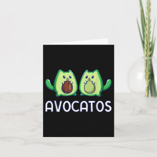 Tarjeta Gato vegan gato de Avogato