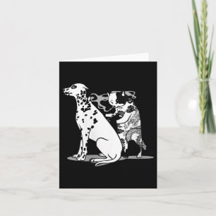 Tarjeta Gato Y Tatuaje De Perro Mujeres Tatuajes Graciosos