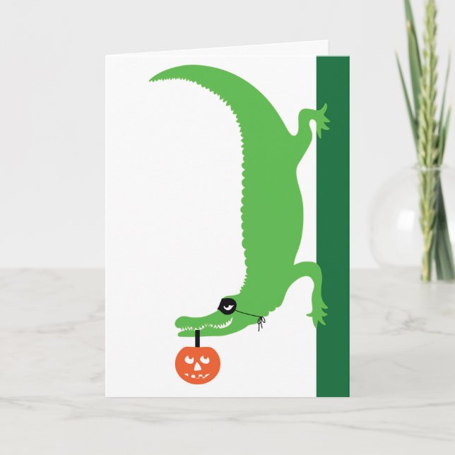 Tarjeta Gator de Halloween (Anverso)