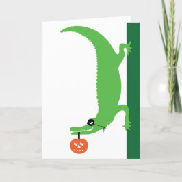 Tarjeta Gator de Halloween