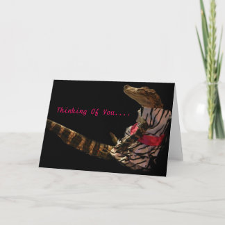Tarjeta Gator Greetings - Pensando En Ti
