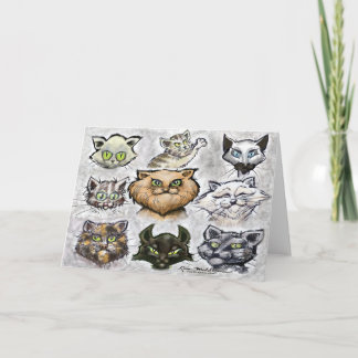 Tarjeta Gatos