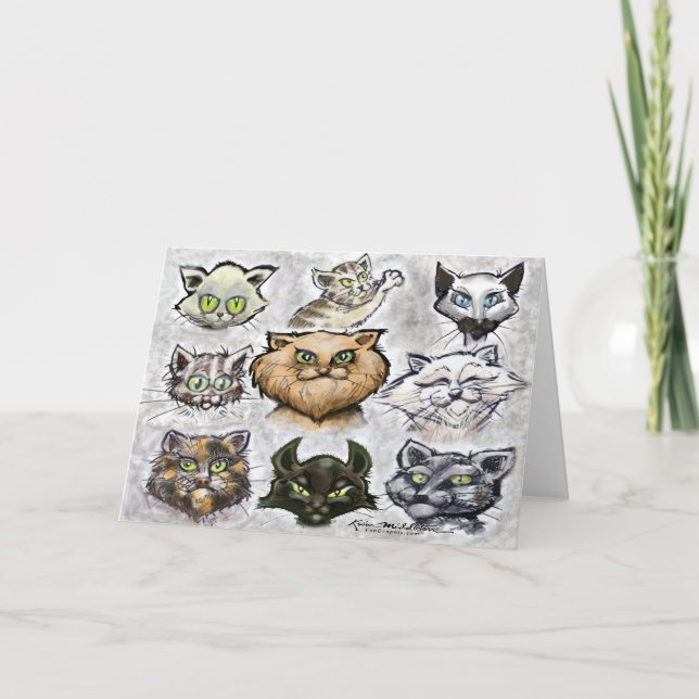 Tarjeta Gatos (Anverso)