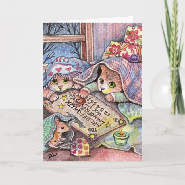 Tarjeta Gatos atemorizantes (Anverso)