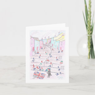 Tarjeta Gatos británicos en Crowther Street Stockport Ches