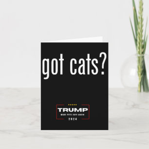 Tarjeta Gatos Comiendo Gatos De Perros - Trump Hace Que La
