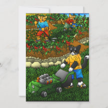 Gatos de jardinería de verano