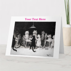 Tarjeta Gatos de Louis Wain 3