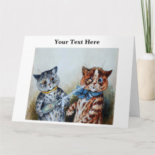 Tarjeta Gatos de Louis Wain 3