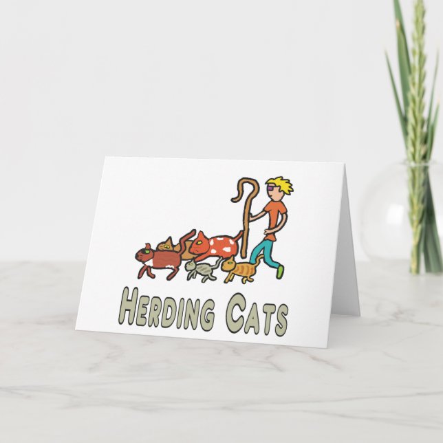 Tarjeta Gatos de rebaño (Anverso)