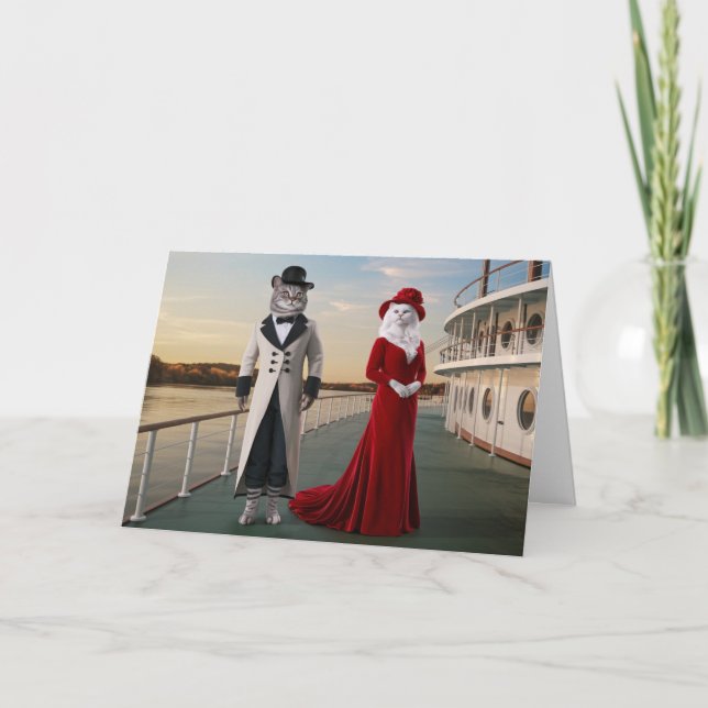 Tarjeta Gatos de Riverboat (Anverso)