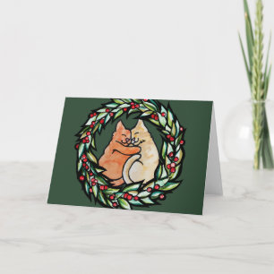 Tarjeta Gatos de Yule Kitty