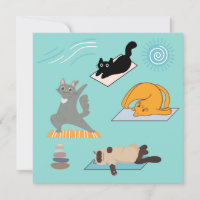 Gatos Divertidos En Yoga