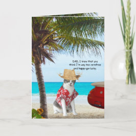 Tarjeta Gatos divertidos, hijo divertido, Día del Padre
