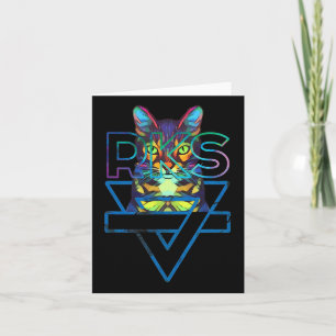 Tarjeta Gatos Kitten Rainbow Sorpresa Gatito Lindo