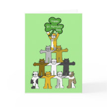 Gatos Personalizados del Día de San Patricio