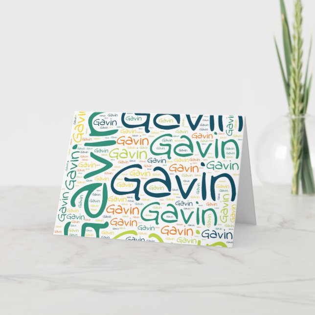 Tarjeta Gavin (Anverso)