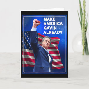 Tarjeta Gavin Newsom Haz que América sea Gavin Ya trollea 