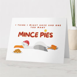 Tarjeta Gaviota Demasiadas Tartaletas 