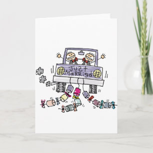 Tarjeta gay Boda recién casada