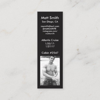 Tarjeta gay de la travesía