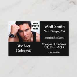 Tarjeta gay de la travesía