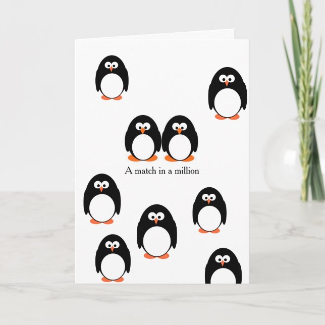 Tarjeta gay del compromiso (Anverso)