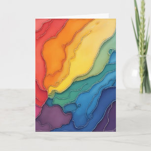 Tarjeta Gay LGBTQ anoche fue mágico
