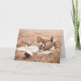 Tarjeta Gays del vintage