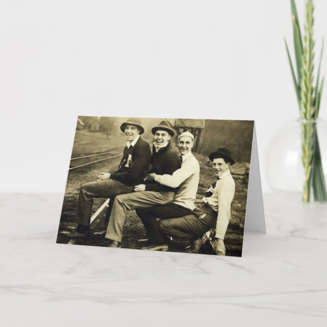 Tarjeta Gays del vintage (Anverso)