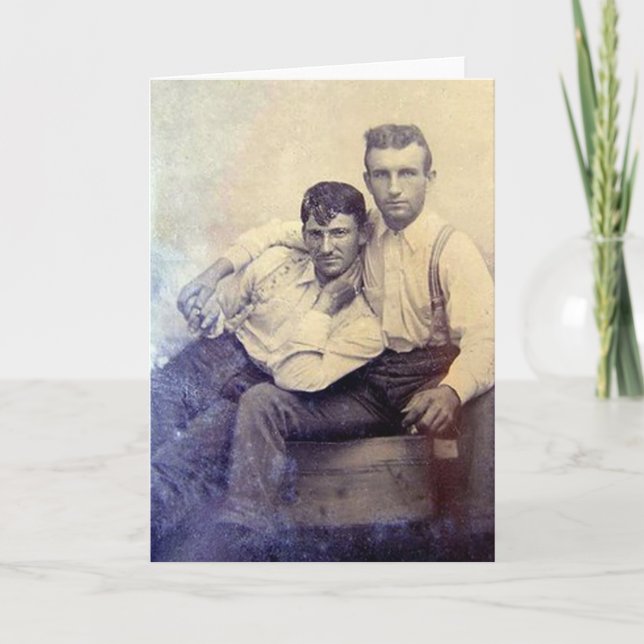 Tarjeta Gays del vintage (Anverso)
