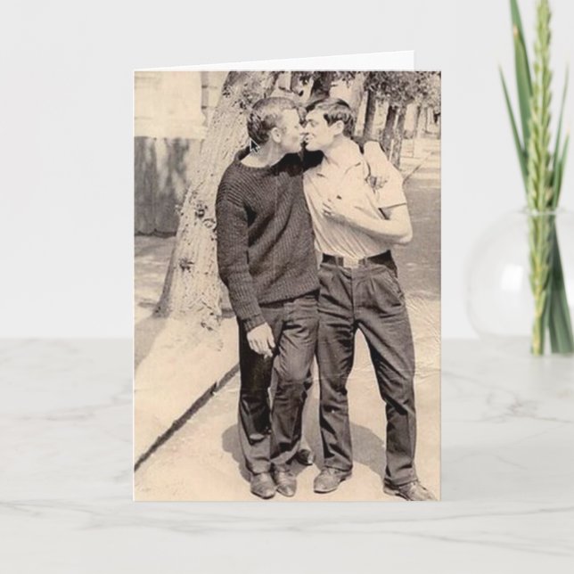 Tarjeta Gays vintage (Anverso)